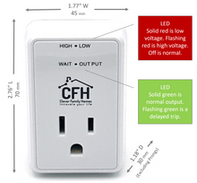 Load image into Gallery viewer, ⚡ Mini 10-Amp 1200-Watt Surge Protector Smart Plug with outlet saver power cord
