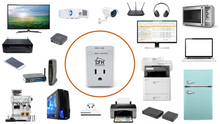 Load image into Gallery viewer, ⚡ Mini 10-Amp 1200-Watt Surge Protector Smart Plug with outlet saver power cord