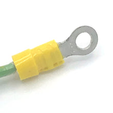 Load image into Gallery viewer, ⚡ 3 foot 14 AWG Ground Wire with #10 ring terminals and bolt (Pack of 3)