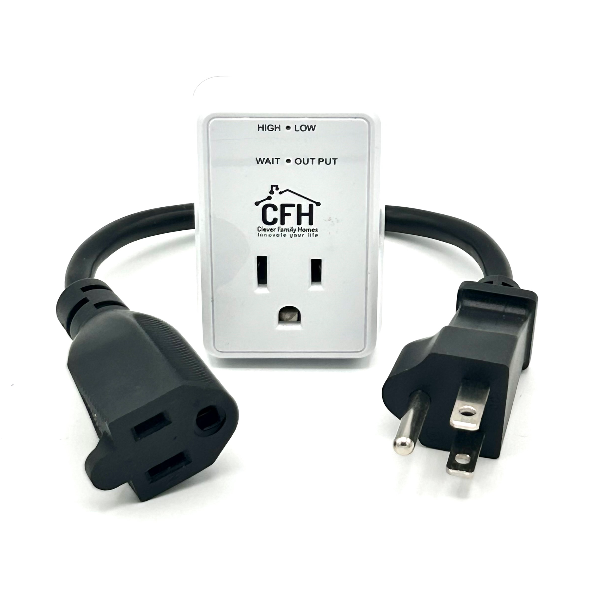 ⚡ Mini 10-Amp 1200-Watt Surge Protector Smart Plug with outlet saver power cord