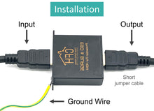 Load image into Gallery viewer, ⚡ HDMI 1.4 4K UHD Surge Protector Kit with Jumper Cable and 2m Ground Wire
